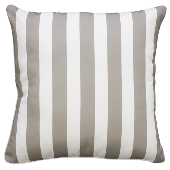 Taupe Stripe Outdoor Pillow Cushion – Razzino Furniture