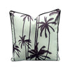 Minty Green Palms - Outdoor Pillow Cushion