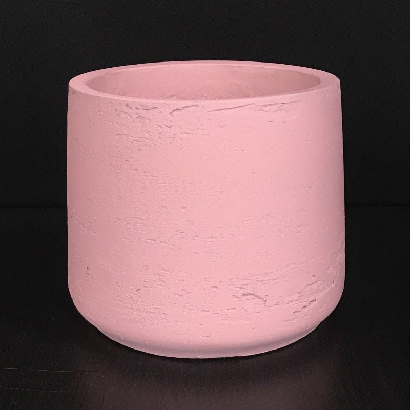 Concrete pot Pink Cylinder large – Legitamaterials