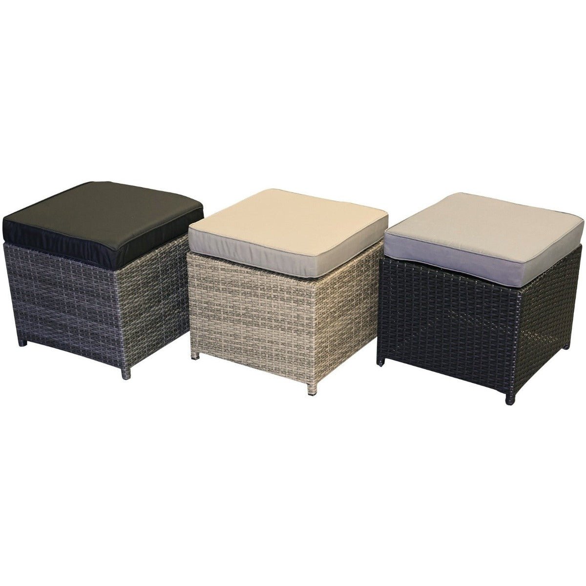 13pc SIROCCO Outdoor Rattan Cube Fold Away Dining Set