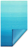 Eco Friendly Outdoor Rug - Big Sur Modern Blue Gradient