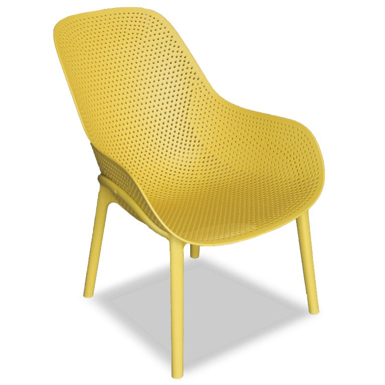 Avo PP Outdoor Lounge Chair - Yellow