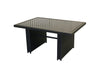 Lounge High Table (Rattan) - Grey