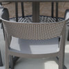 Mod Curve Back PP Outdoor Chair - Grey