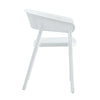 Mod Curve Back PP Outdoor Chair - White