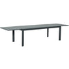 Oslo Aluminium Outdoor Extension Dining Table - Gunmetal - Razzino Furniture