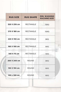 Revive Zane Marine Rug - Machine Washable