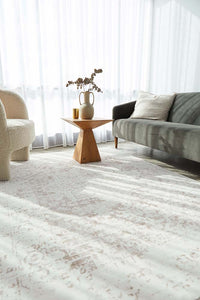 Revive Loni Natural Rug - Machine Washable