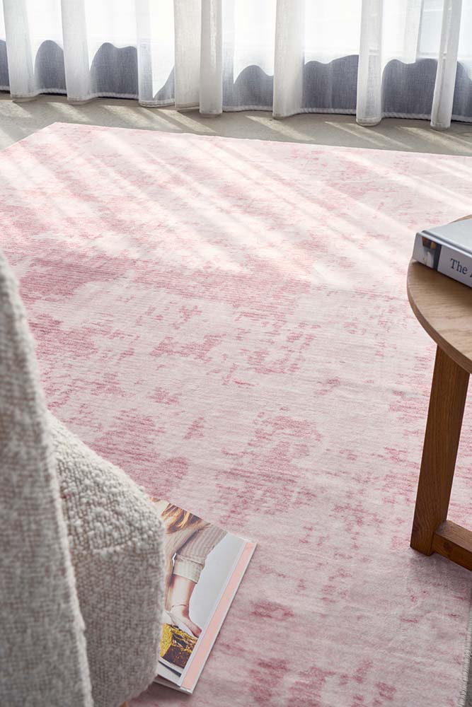 Revive Muse Blush Rug - Machine Washable