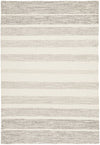 Skandi - Grey & White Braid Weave Wool Rug