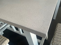 White Terrazzo Stone Bar Setting 1300 X 750 X 1000mm