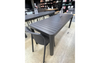 Extendable Balcony Table - Gunmetal 1950x1000 > 2550x1000