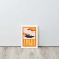 Amalfi Beach Holiday Framed Art Print