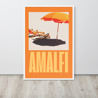 Amalfi Beach Holiday Framed Art Print