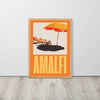 Amalfi Beach Holiday Framed Art Print