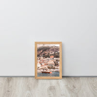 Amalfi Coastline Framed Art Print