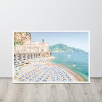 Atrani Italian Beach Framed Art Print - Landscape