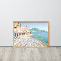 Atrani Italian Beach Framed Art Print - Landscape