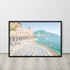 Atrani Italian Beach Framed Art Print - Landscape