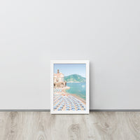 Atrani Italian Beach Framed Art Print - Vertical