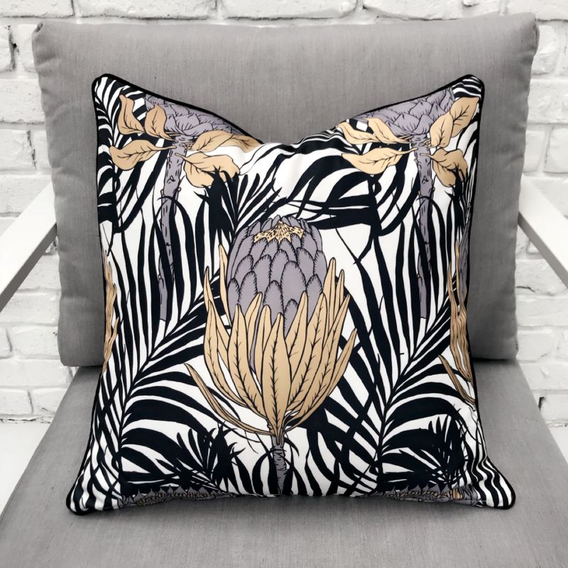 Australiana Protea Print Outdoor Pillow Cushion - Razzino Furniture