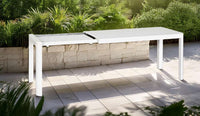 Extendable Balcony Table - White 1490x750 > 1940x750