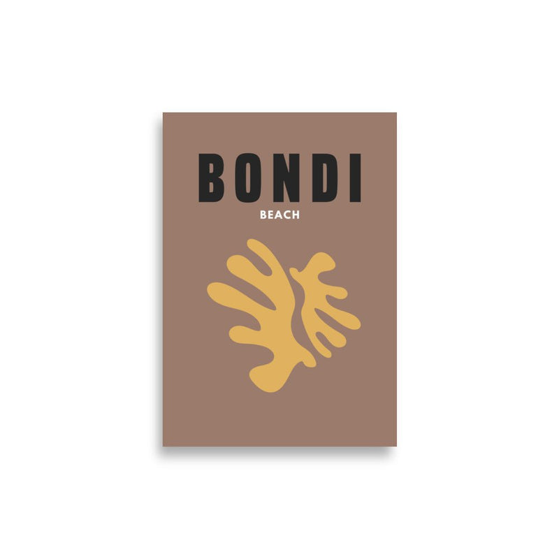 Bondi Beach Matisse Style Art Print Poster