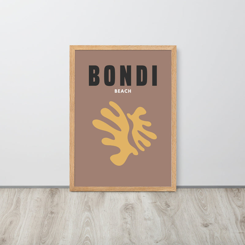 Bondi Beach Matisse Style Art Print Poster