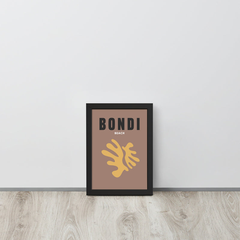 Bondi Beach Matisse Style Art Print Poster