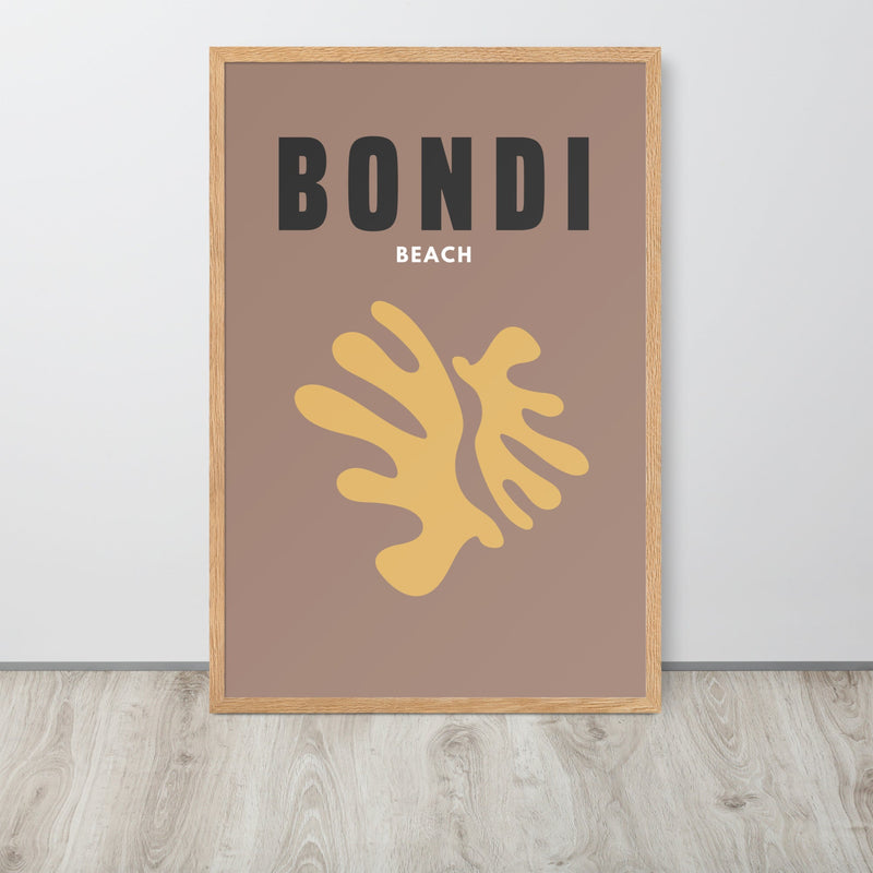 Bondi Beach Matisse Style Art Print Poster