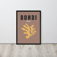 Bondi Beach Matisse Style Art Print Poster