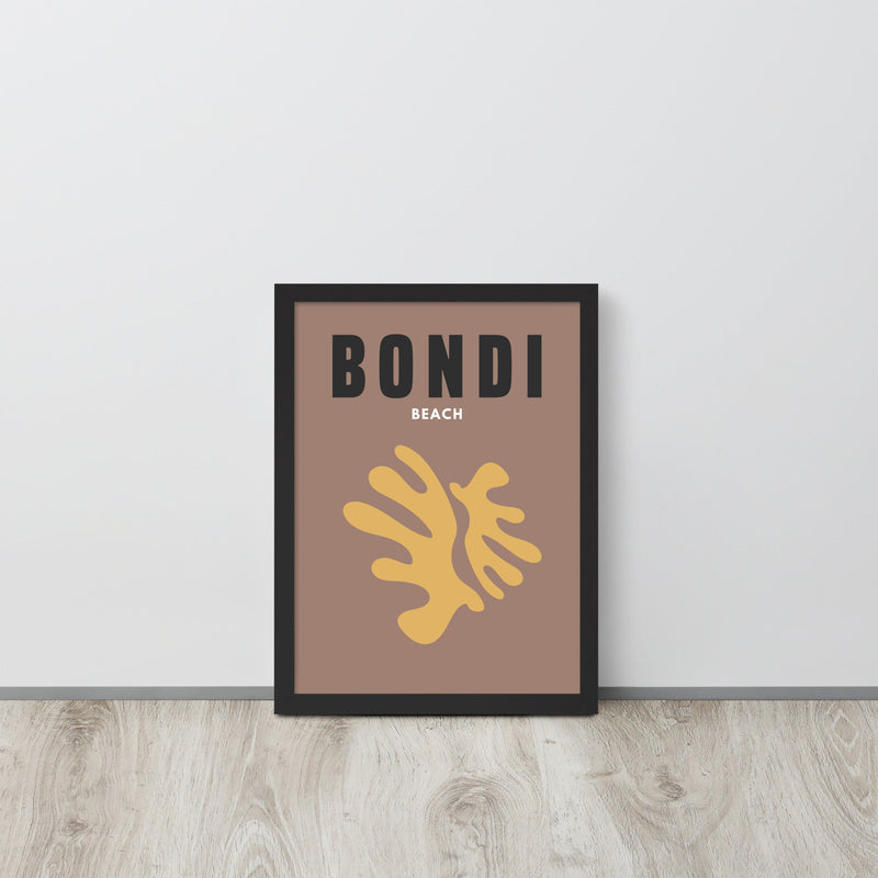 Bondi Beach Matisse Style Art Print Poster