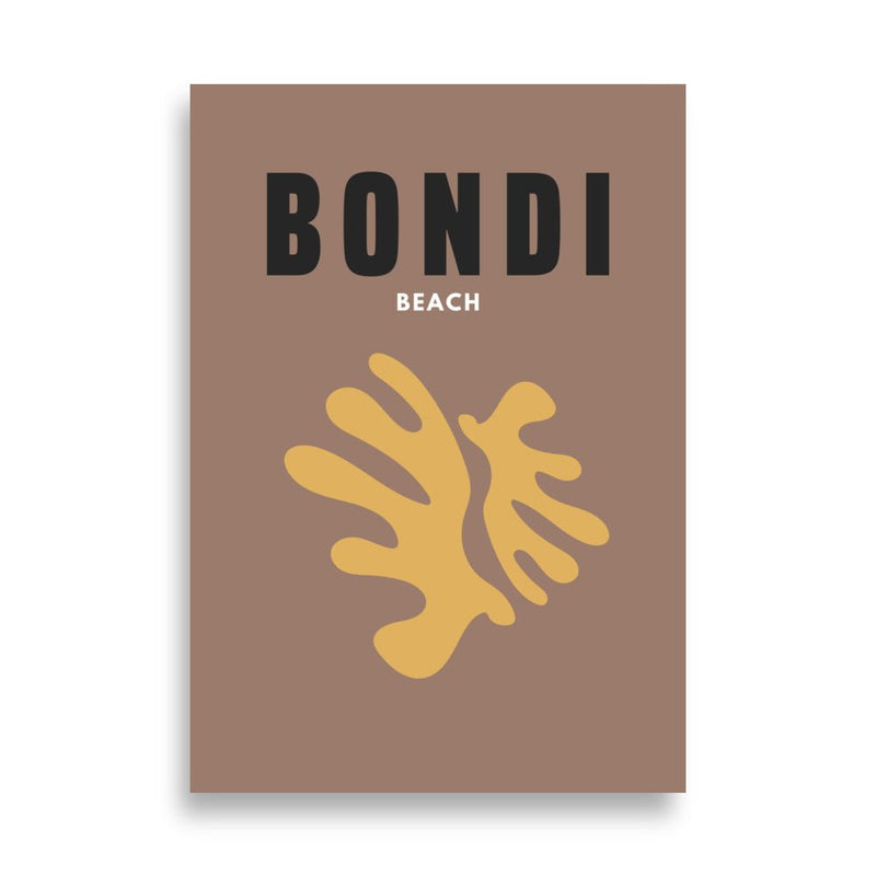 Bondi Beach Matisse Style Art Print Poster