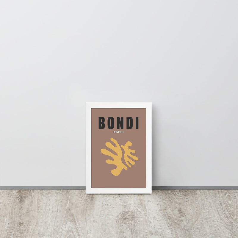 Bondi Beach Matisse Style Art Print Poster