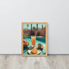 Breakfast & Orange Juice in Palm Springs Framed Art Print