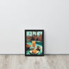 Breakfast & Orange Juice in Palm Springs Framed Art Print