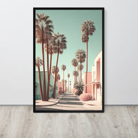 California Palms Framed Art Print