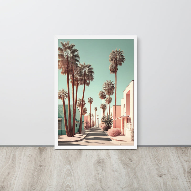 California Palms Framed Art Print