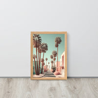 California Palms Framed Art Print