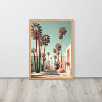 California Palms Framed Art Print