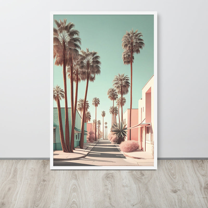 California Palms Framed Art Print