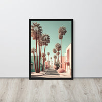 California Palms Framed Art Print