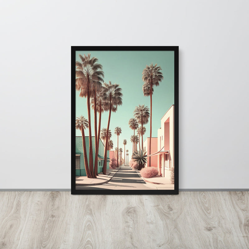 California Palms Framed Art Print