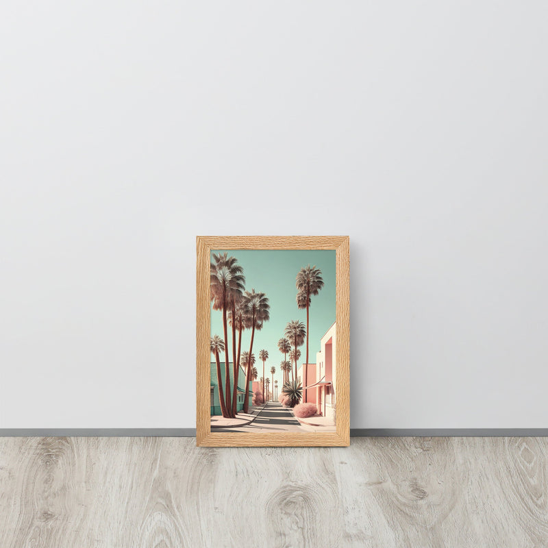 California Palms Framed Art Print