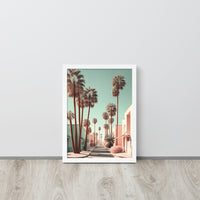 California Palms Framed Art Print