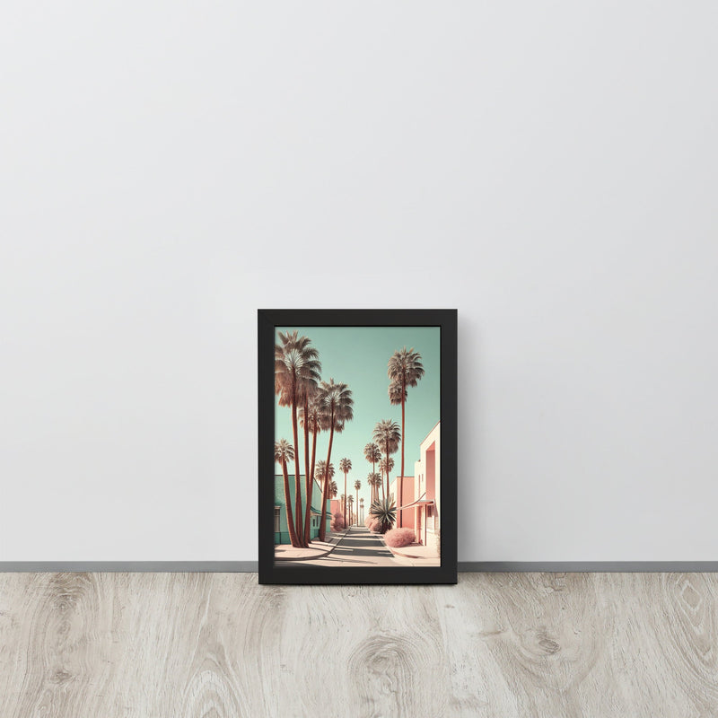 California Palms Framed Art Print