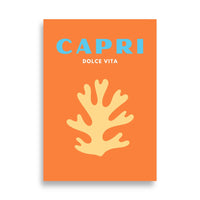 Capri Dolce Vita Matisse Style Art Print Poster