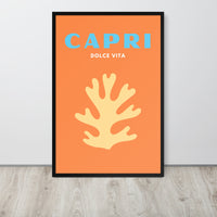 Capri Dolce Vita Matisse Style Framed Art Print