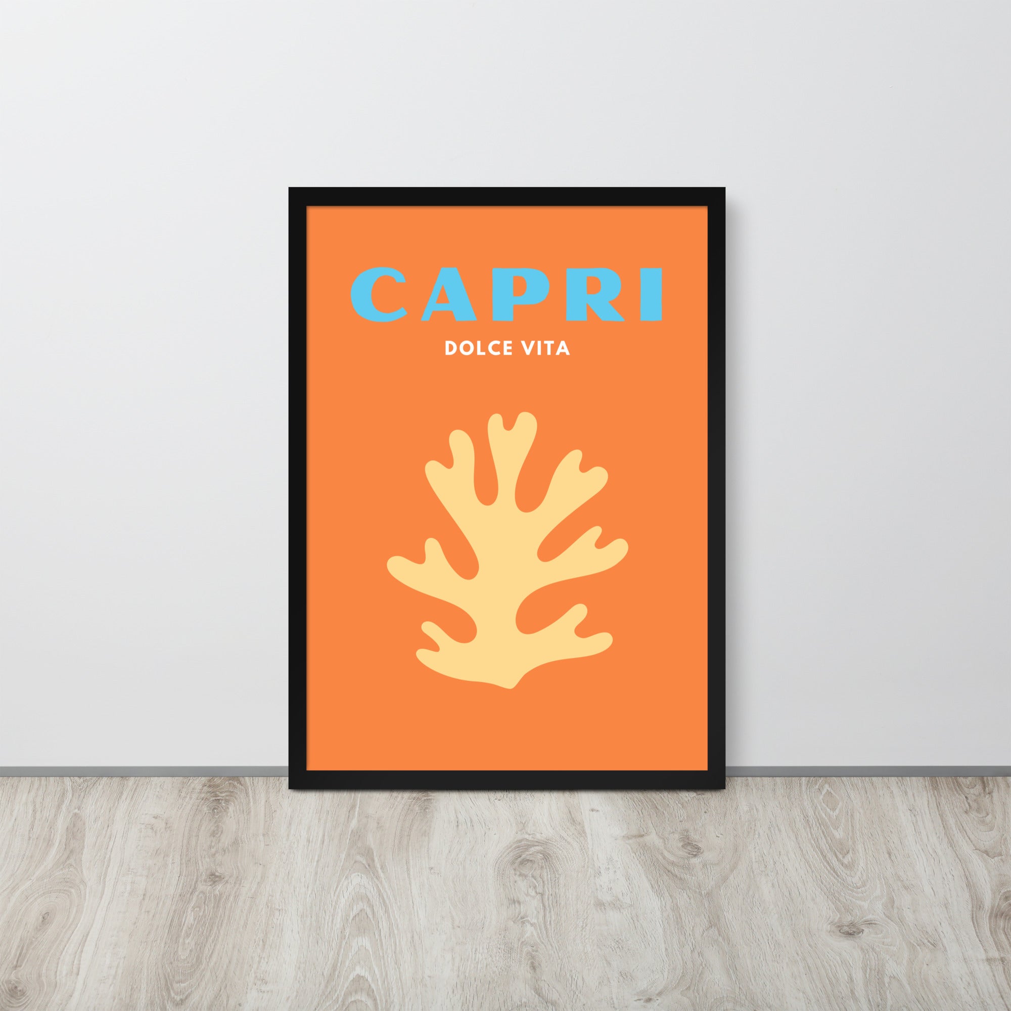 Capri Dolce Vita Matisse Style Framed Art Print – Razzino Furniture