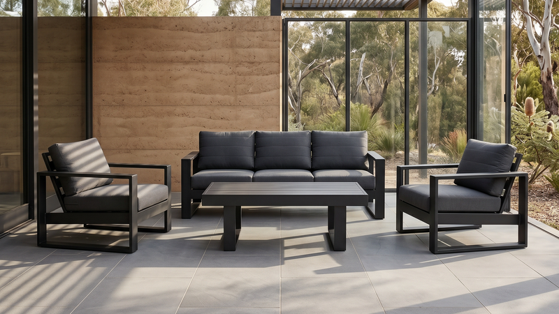 MADERIA OUTDOOR 4PC LOUNGE SET - Razzino Furniture